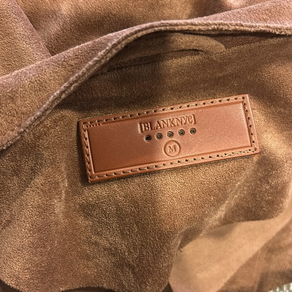 BLANK NYC | Brown Faux Suede Waterfall Jacket | Medium - Picture 10 of 10